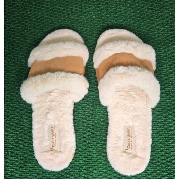 UGG Koolabura Fur Slipper Slide Sandal Women's Size 9. - Picture 1 of 7